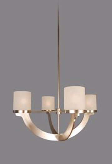 Picture of SATIN NICKEL FOUR ARM CHANDELIER