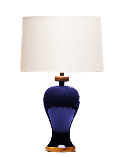 Picture of LAWRENCE & SCOTT ANITA PORCELAIN TABLE LAMP (INDIGO BLUE)