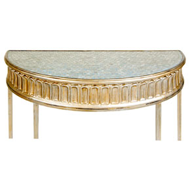 Picture of CUSTOM RIBBED APRON DEMILUNE CONSOLE