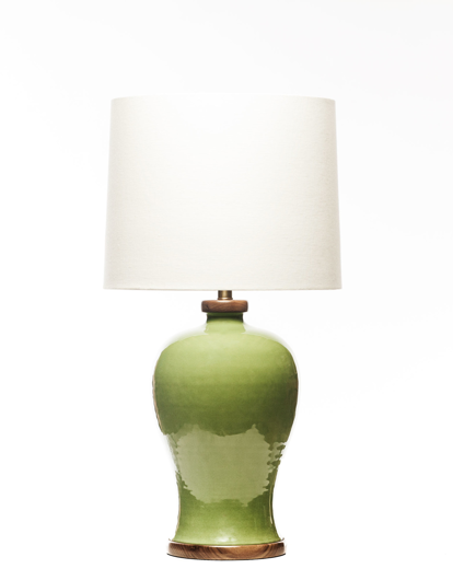 Picture of LAWRENCE & SCOTT DASHIELL TABLE LAMP IN CELADON (WALNUT)