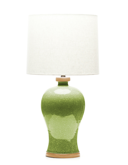 Picture of LAWRENCE & SCOTT DASHIELL TABLE LAMP IN CELADON CRACKLE (OAK)