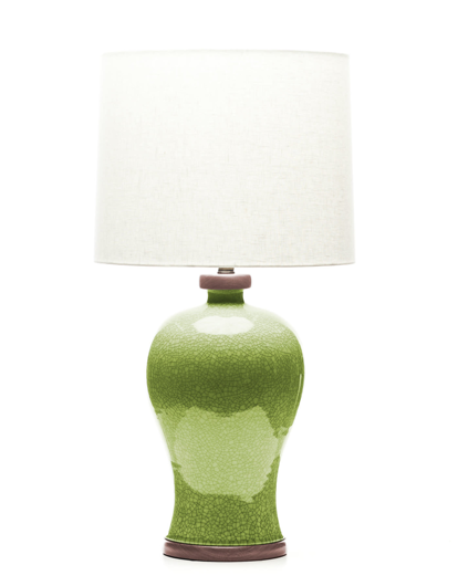 Picture of LAWRENCE & SCOTT DASHIELL TABLE LAMP IN CELADON CRACKLE (SAPELE)