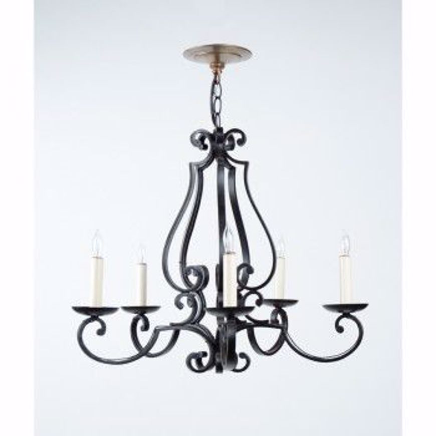 Picture of FRENCH 5-ARM CHANDELIER