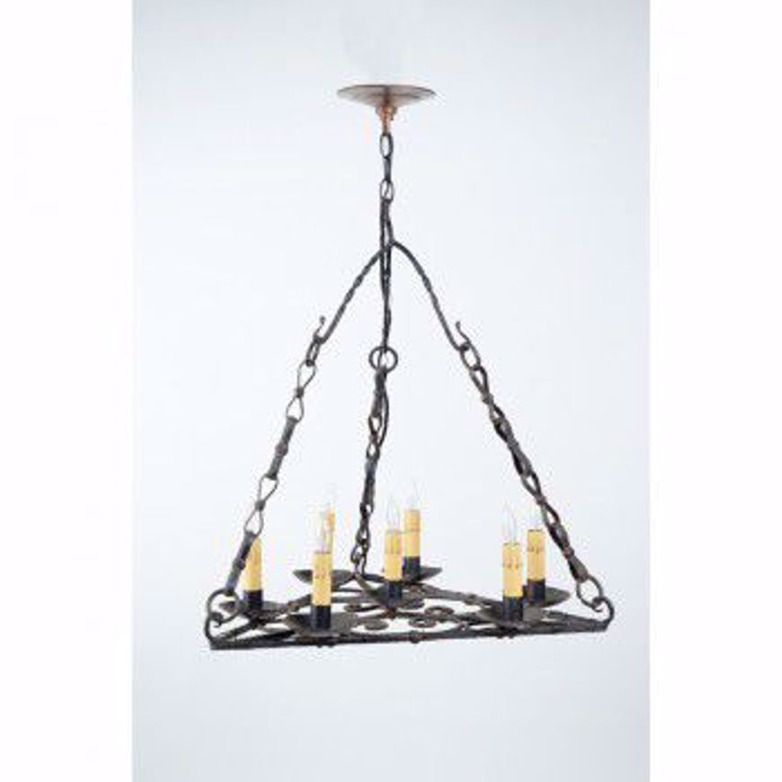Picture of WROUGHT IRON CHANDELIER