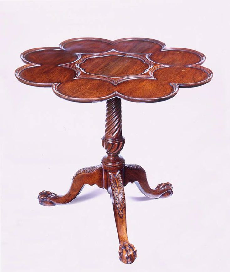 Picture of GEORGE III STYLE MAHOGANY TILT-TOP SUPPER TABLE