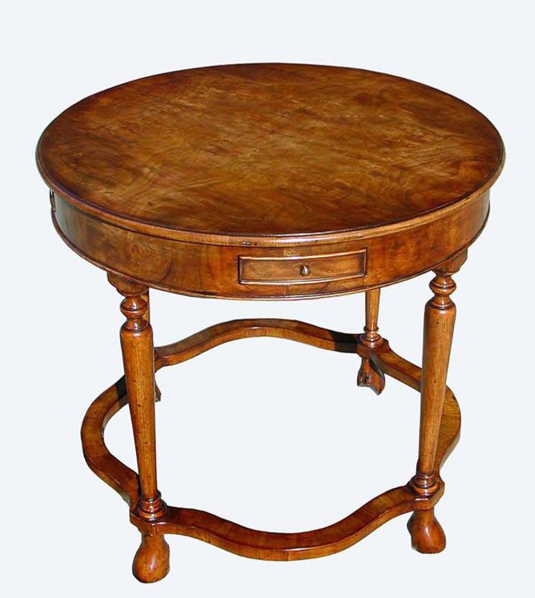Picture of WILLIAM AND MARY STYLE WALNUT CENTER TABLE