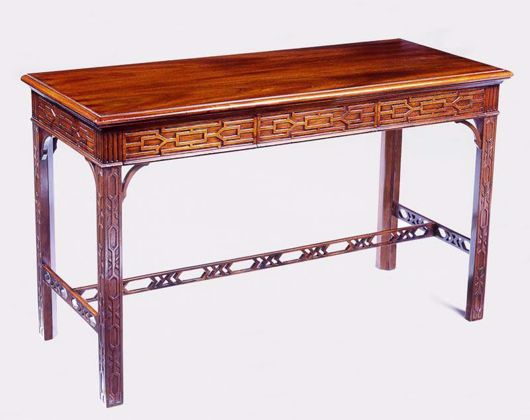 Picture of CHIPPENDALE STYLE MAHOGANY SOFA TABLE