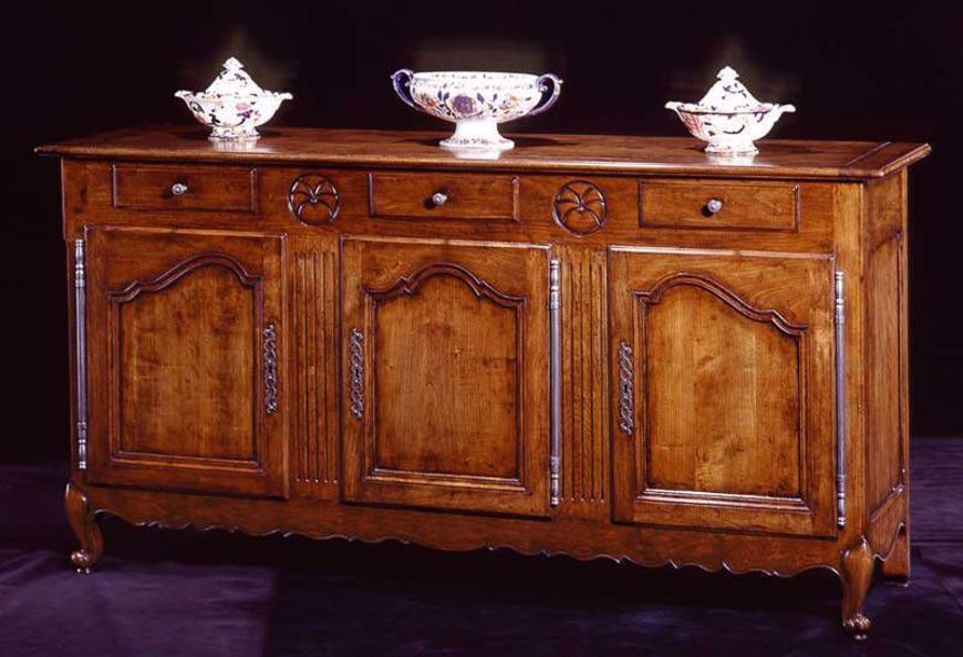 Picture of FRENCH PROVINCIAL STYLE FRUITWOOD BUFFET