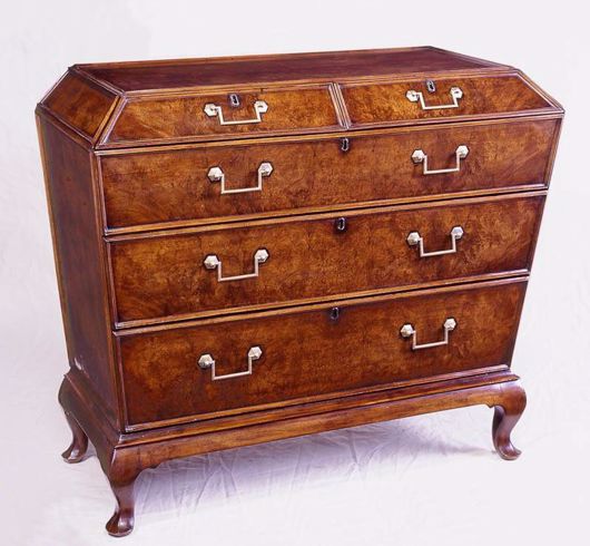 Picture of ITALIAN STYLE WALNUT BURL COMMODE