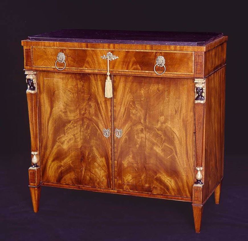 Picture of AUSTRIAN NEOCLASSICAL STYLE BLEACHED MAHOGANY CABINET