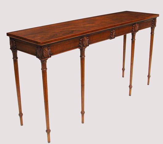 Picture of GEORGE III STYLE MAHOGANY SERVING TABLE
