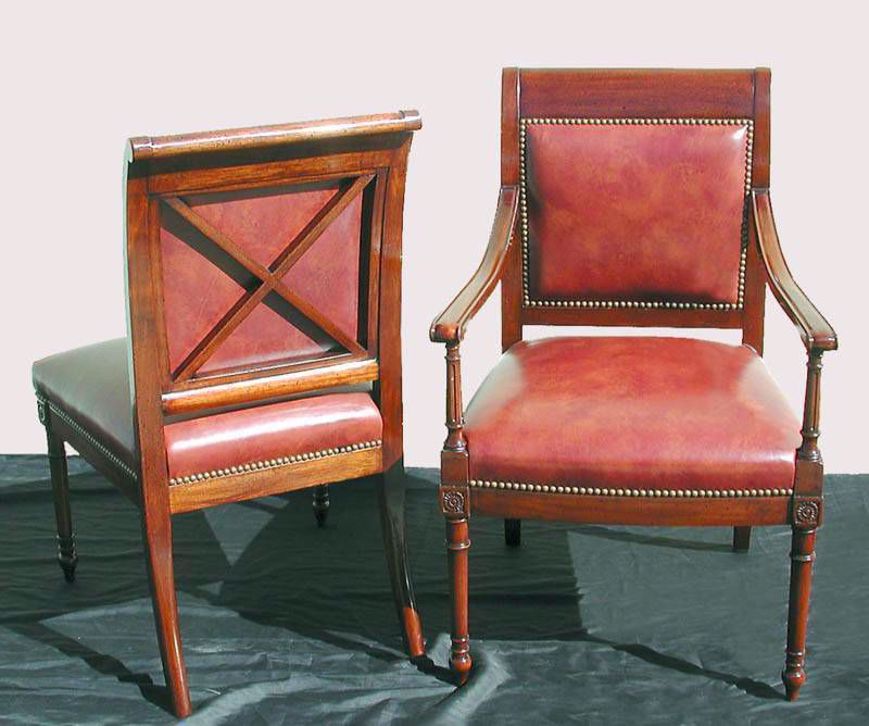 Picture of ENGLISH REGENCY STYLE MAHOGANY DINING CHAIR