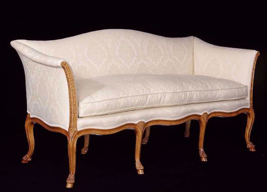 Picture of HEPPLEWHITE STYLE BEECH-WOOD SETTEE
