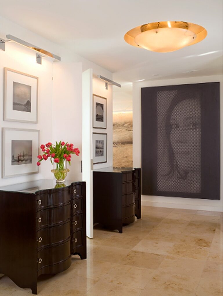 image of cabinets in a hallway